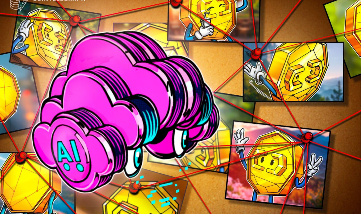 Vibrant comic style drawing featuring multiple layered bright pink cartoon clouds marked with stylized eye details.