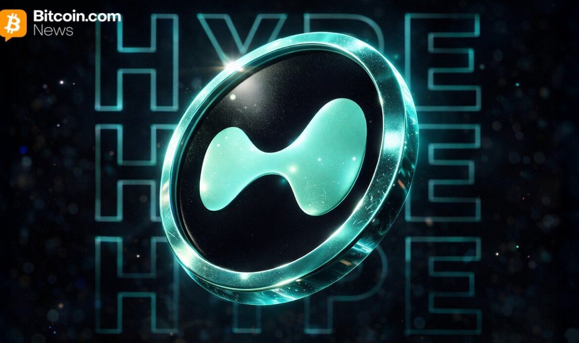 A sleek, futuristic 3D render of a glowing teal-colored abstract infinity symbol logo on a dark geometric grid.